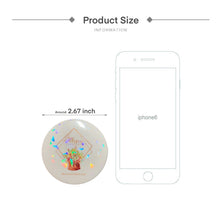 Load image into Gallery viewer, Gem Holographic “Allison Succulents Logo” Pocket Mirror