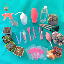 Load image into Gallery viewer, 16 Pieces Succulents Tool Set (Pink) · 多肉工具套装(粉色)