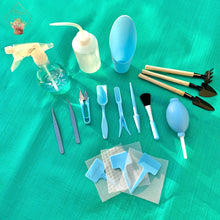 Load image into Gallery viewer, 16 Pieces Succulents Tool Set (Blue) · 多肉工具套装(蓝色)