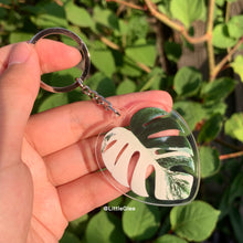 Load image into Gallery viewer, 1 pcs Tropical Plant key chain / Realistic leaf Acrylic Key Chain (sell by code)